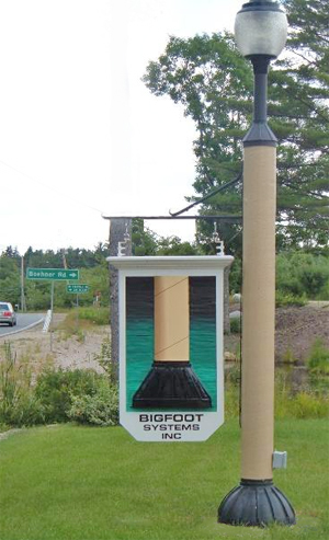 Bigfoot sign