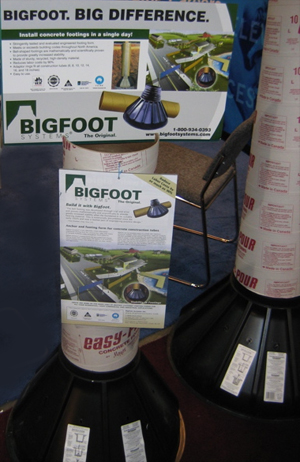 Bigfoot trade show booth