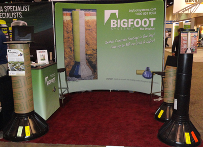 Bigfoot trade show booth